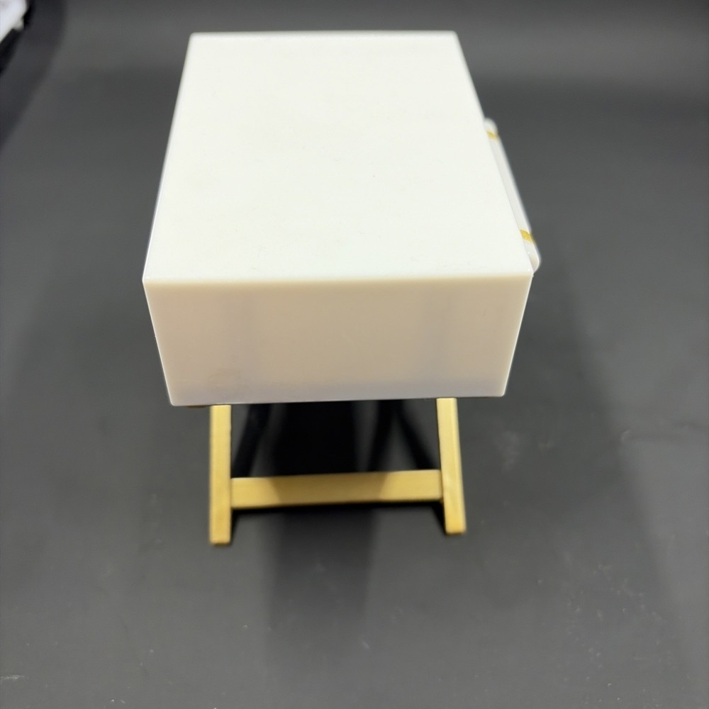 RAINBOW HIGH Doll House Bedroom Nightstand with Drawer‎ Replacement White Gold - Picture 2 of 6